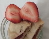A picture of step 1 of Strawberry pasty. Airfyer. Low sugar.