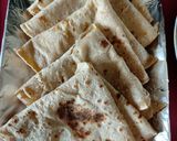 A picture of step 3 of Cauliflower, carrot and potato/ veg/ with salad and chapati.