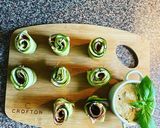 Uborka sushi recept fázis 4 fotója