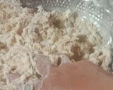 A picture of step 1 of Kadhai Naan.