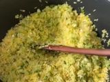 Arroz con naranja y apio