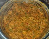 A picture of step 1 of Hyderabadi Chicken Dum Biryani.