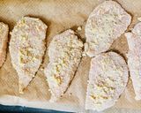 A picture of step 4 of Juicy chicken breast with mushroom butter sauce and mashed potatoes.