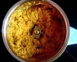 A picture of step 9 of Kerala kadala curry.