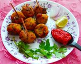 पोटॅटो स्पिनच बॉल्स (potato spinach ball recipe in marathi) रेसिपी स्टेप 8 फोटो 