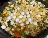 A picture of step 4 of Crab & Corn Chopsuey.