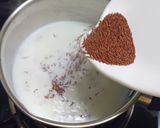 A picture of step 2 of Garden cress seeds porridge for women.