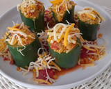 Foto del paso 6 de la receta: Calabacines rellenos de chorizo