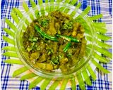 A picture of step 7 of Pea pods Bhaji.