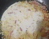 Foto del paso 3 de la receta: Gnocchi con salsa de queso gorgonzola, pera, bacon y nueces