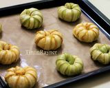 Foto langkah ke 6 dari resep Roti Manis Konde Pandan,gurih - Pandan Roll bun with poppy seed .
