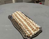 Une image de l'étape 5 de Bûche poires et ganaches montées aux chocolats.