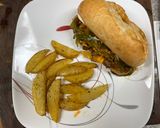 A picture of step 12 of Ground Beef Philly Melt.