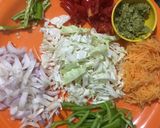 વેજ સેઝવાન ફા્ઈડ રાઈસ (Veg. Schezwan Fried Rice Recipe In Gujarati) રેસીપી સ્ટેપ2ફોટો