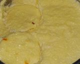 A picture of step 4 of Firni cake Malpua.