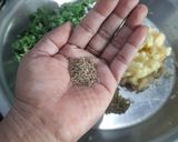 A picture of step 2 of Aloo Methi Paratha.