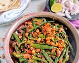 Achaari bhindi recipe step 1 photo