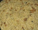 A picture of step 6 of Smokey Saudi chicken mandi.مندى بالدجج.