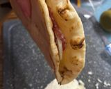 A picture of step 1 of Pijali Wrap copycat.
