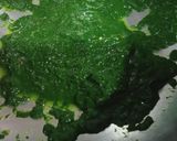 A picture of step 1 of Palak paneer paratha.