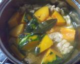A picture of step 10 of Simmered Pumpkin and Chicken Thighs in Broth.