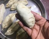 A picture of step 7 of Vegetable Momo.