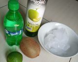 Foto langkah ke 1 dari resep Kiwi squash / kiwi mojito #10.