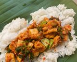 Foto langkah ke 5 dari resep Nasi Bakar Ayam kemangi.