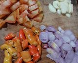 Foto langkah ke 2 dari resep Oseng bunga pepaya.