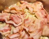 A picture of step 1 of Creamy Bacon 🥓 and Spaghetti 🍝.