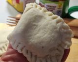 Mogyorókrémes derelye, mogyoró bundában, édes sajtkrémre fektetve (vegán) recept fázis 6 fotója