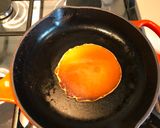 A picture of step 5 of Simple American pancakes.