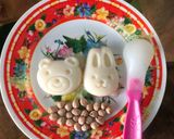 Hình bước làm 5 của món Đậu hũ non đậu gà thanh long đỏ