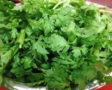 Hình bước làm 1 của món Canh Cải Cúc Nấu Tôm Thịt