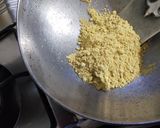 A picture of step 2 of Stuffed Kurmuri Bhindi Shallow fry.