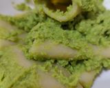 Foto del passaggio 4 della ricetta 40🧑🏻‍🍳 paccheri al pesto di piselli e merluzzo