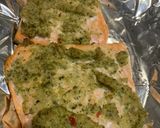 A picture of step 5 of Thai salmon with noodles.
