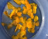 Foto del paso 3 de la receta: Cascaritas caramelizadas y crocantes de naranja sin azúcar al microondas. Receta original de Geri