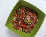 Foto langkah ke 3 dari resep Sambal Cumi Asin Pete.