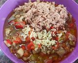 Foto del paso 3 de la receta: Pisto de verduras y atún al horno