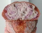 Foto langkah ke 30 dari resep Flaxseeds Ubi Ungu Swirl Sourdough Bread.