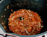 Foto del paso 2 de la receta: Spaghetti, con marisco y soja