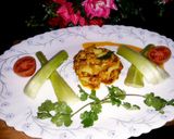 A picture of step 6 of Masala phool gobi.
