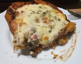 Foto del paso 3 de la receta: Zapallo relleno con verduras, ricota y queso
