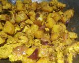 आलू सोयाबीन की सब्जी (aloo soyabeen ki sabzi recipe in Hindi) रेसिपी चरण 6 फोटो