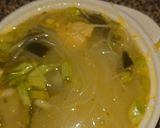 Foto del paso 5 de la receta: Sopa de fideos de arroz en miso con pollo y tocino ahumado