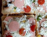 عکس مرحله 3 از دستور پیتزا نون تست با پنیر پیتزا خانگی 🍕