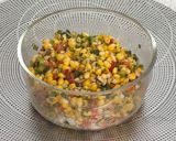 A picture of step 11 of Loaded Fusion Mexican Corn Chaat Jars 🌽🧀.