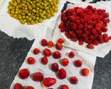 A picture of step 1 of Berry Tart Filling.