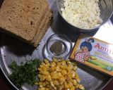 A picture of step 1 of Sweet Corn Sandwich.
